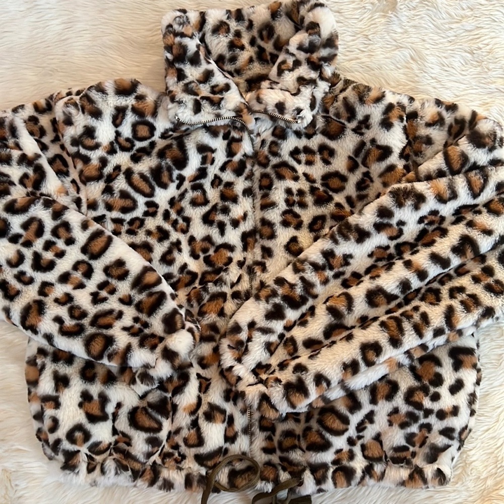 PINK Victoria’s Secret x Know One Cares Faux Fur Coat - Picture 3 of 9